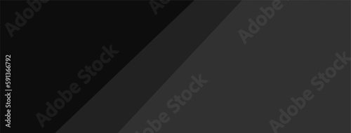 Premium abstract vector background in minimalist black with fancy dark geometric elements. 