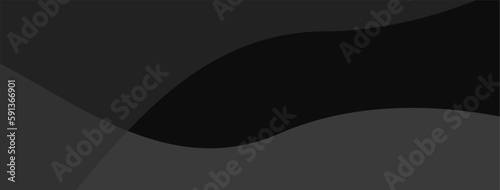 Premium abstract vector background in minimalist black with fancy dark geometric elements. 