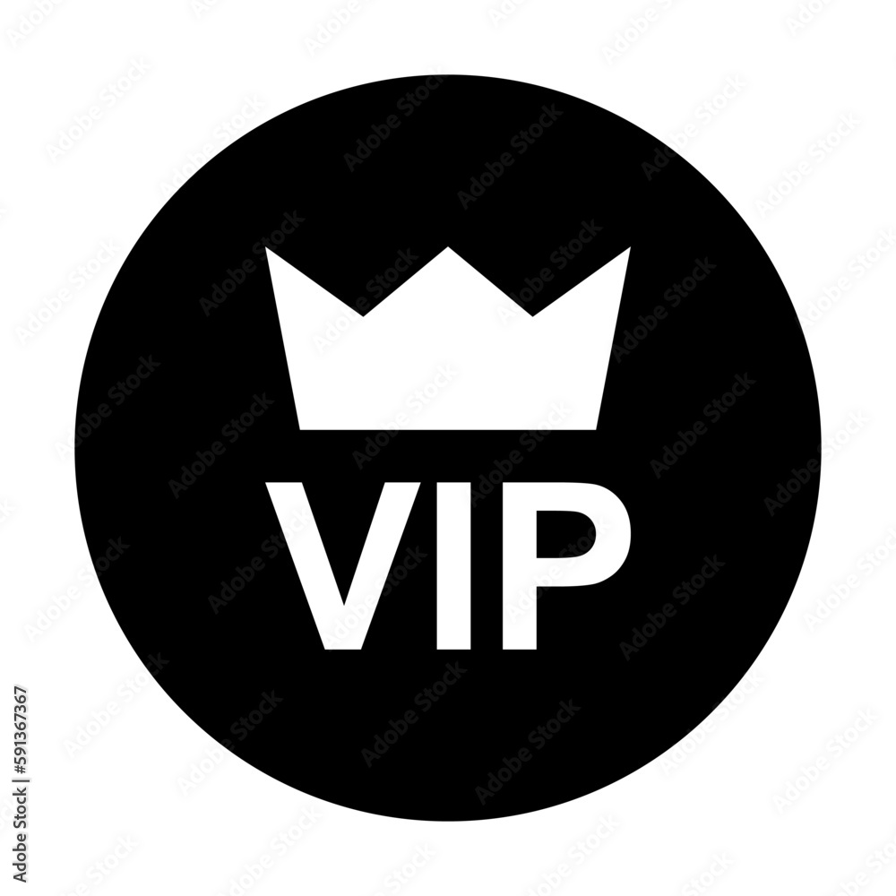 VIP icon vector for graphic design, logo, website, social media, mobile app, UI VIP icon vector for graphic design, logo, website, social media, mobile app, UI