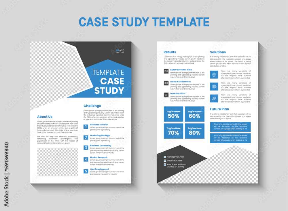 Case study template design