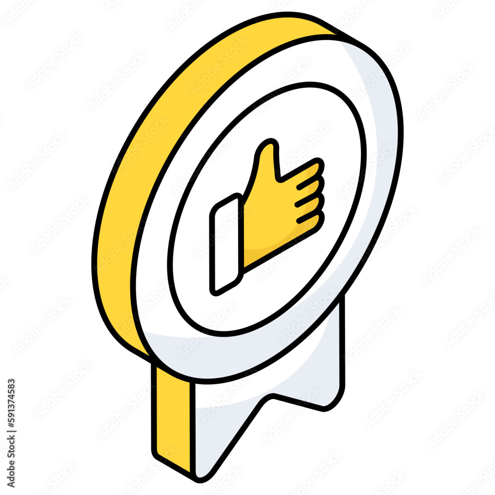 Obraz premium Feedback badge icon, editable vector