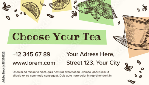 Choose your tea, shop with tasty drinks cards