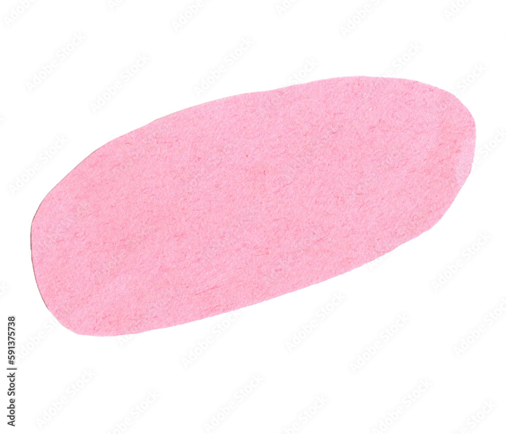 Abstract light pink paper cut out decorative shape. Isolated cut out paper element for design Abstract light pink paper cut out decorative shape. Isolated cut out paper element for design
