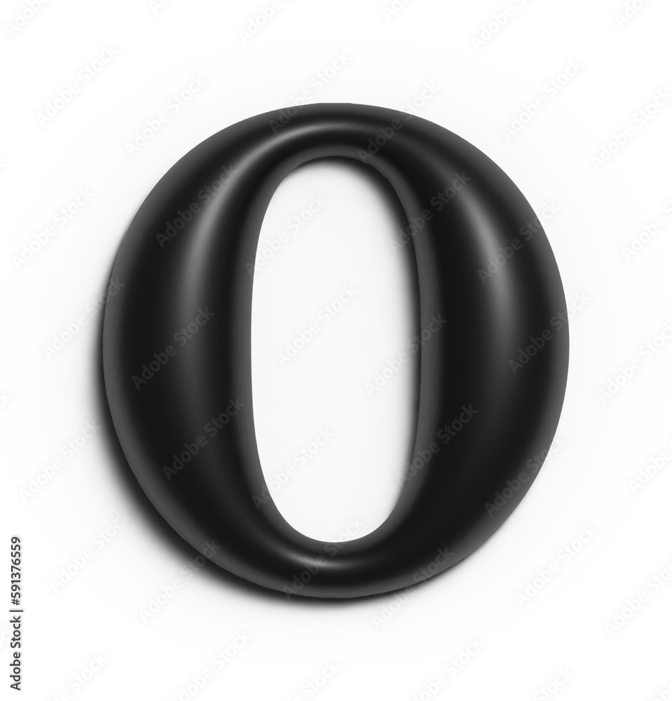 3d letter O