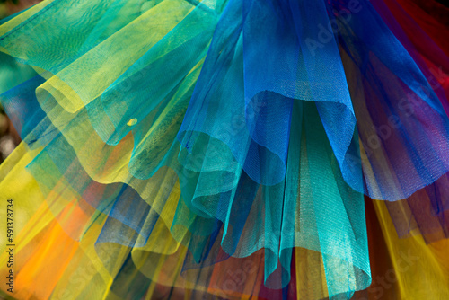 Tableau sur toile colorful ballet tutus
