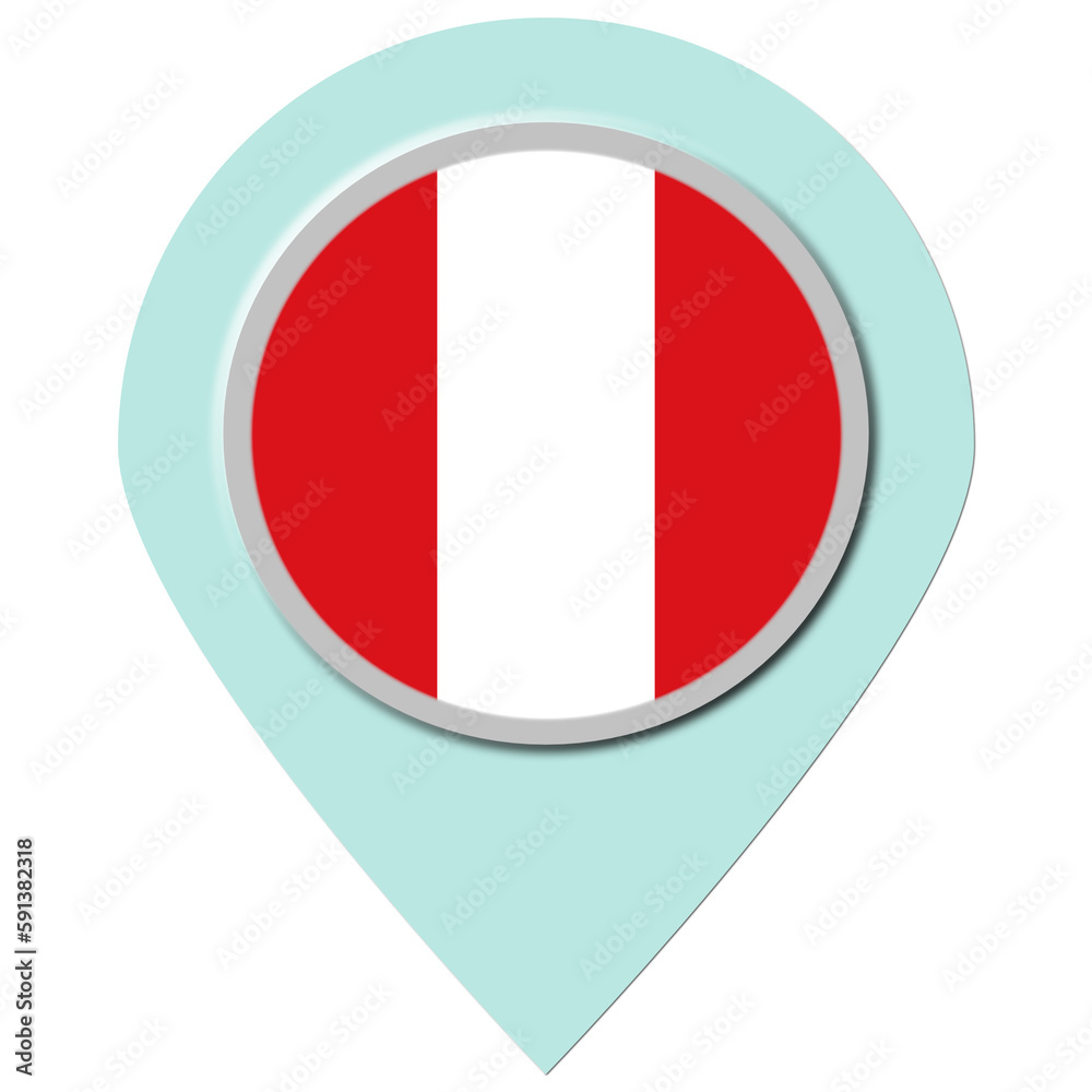 Peru Location Pin Peru Location Pin
