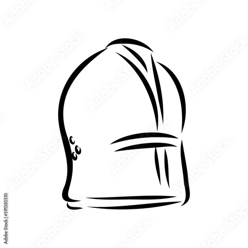 Knight armour engraving vector illustration. Scratch board style imitation. Black and white hand drawn image.