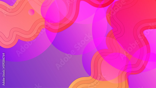 Vector flat colorful gradient abstract background