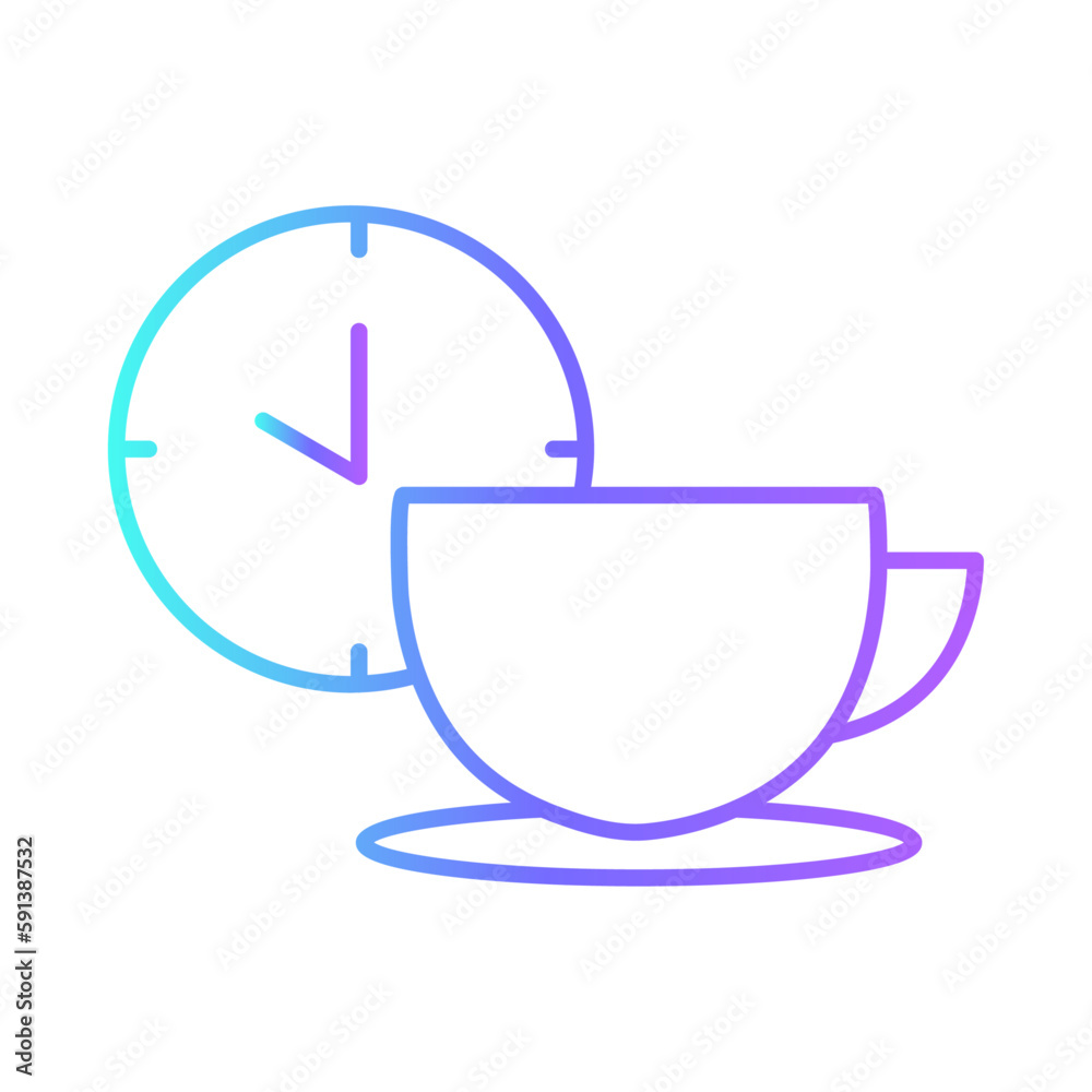 Coffee Office and Business Icons with purple blue outline style. coffee, drink, mug, cup, hot, espresso, beverage. Vector Illustration Coffee Office and Business Icons with purple blue outline style. coffee, drink, mug, cup, hot, espresso, beverage. Vector Illustration