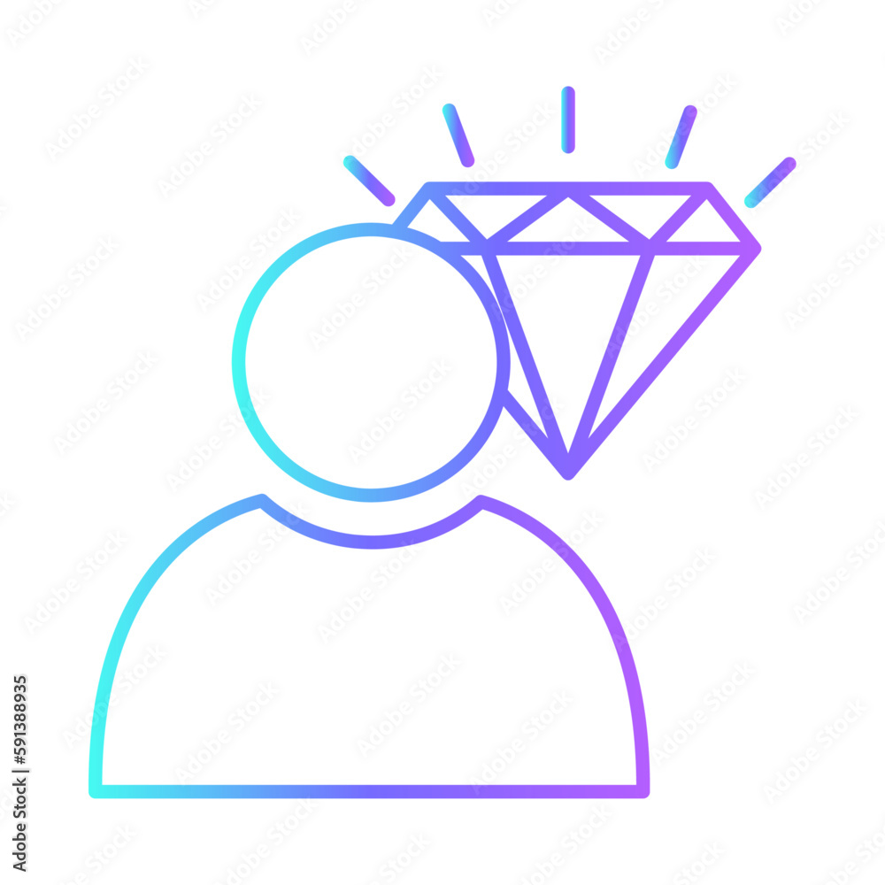 Bright idea office and business icons with purple blue outline style. light, creative, bright, idea, power, bulb, lightbulb. Vector Illustration Bright idea office and business icons with purple blue outline style. light, creative, bright, idea, power, bulb, lightbulb. Vector Illustration