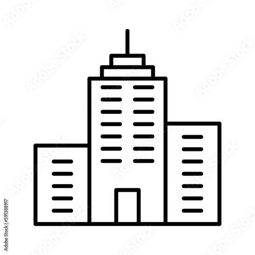 Office office and business icons with black outline style. home, computer, set, symbol, work, man, people. Vector Illustration