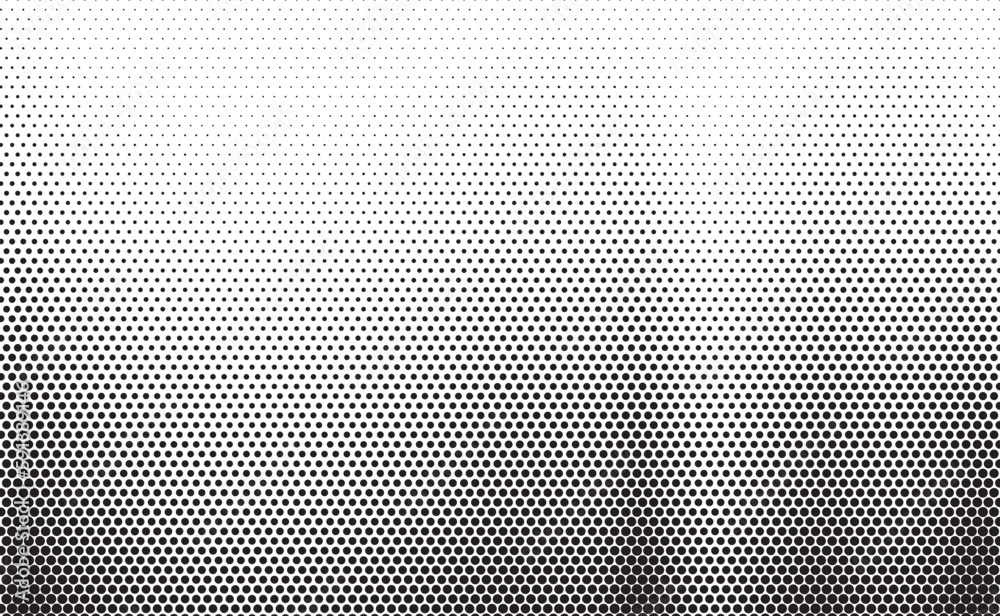 Halftone vector background. Monochrome halftone pattern. Abstract geometric dots background. Pop Art comic gradient black white texture. Design for presentation banner, poster, flyer, business card. Halftone vector background. Monochrome halftone pattern. Abstract geometric dots background. Pop Art comic gradient black white texture. Design for presentation banner, poster, flyer, business card.