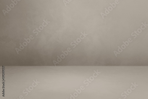 Fototapeta Naklejka Na Ścianę i Meble -  Empty warm grey concrete interior background