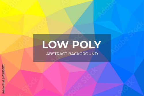 Fondo abstracto con formas poligonales de triángulos