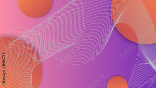 Modern colorful abstract presentation background with stripes lines