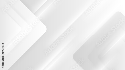 Abstract white grey gray geometric wave background