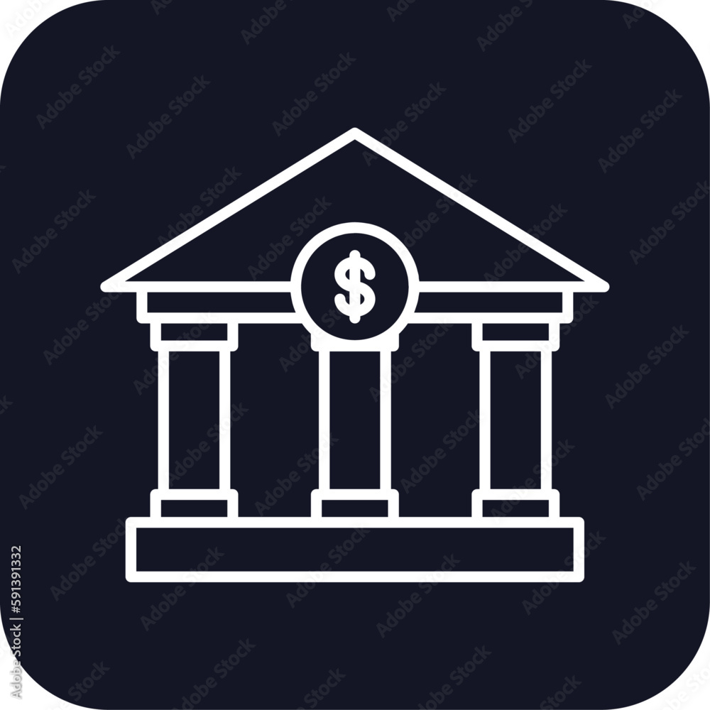 Bank finance icons with black filled outline style. investment, outline, building, dollar, credit, commerce, collection. Vector Illustration Bank finance icons with black filled outline style. investment, outline, building, dollar, credit, commerce, collection. Vector Illustration