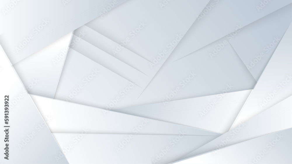 Vector white grey gray abstract geometric shapes background Vector white grey gray abstract geometric shapes background