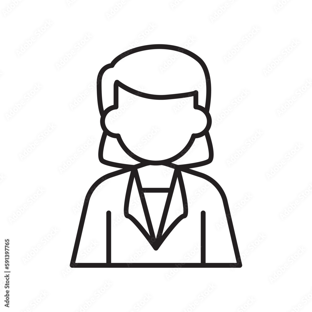 Employee business people icons with black outline style. manager, line, corporate, outline, meeting, management, set. Vector Illustration Employee business people icons with black outline style. manager, line, corporate, outline, meeting, management, set. Vector Illustration