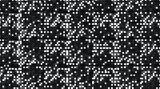 Black and white grunge halftone dots pattern texture background
