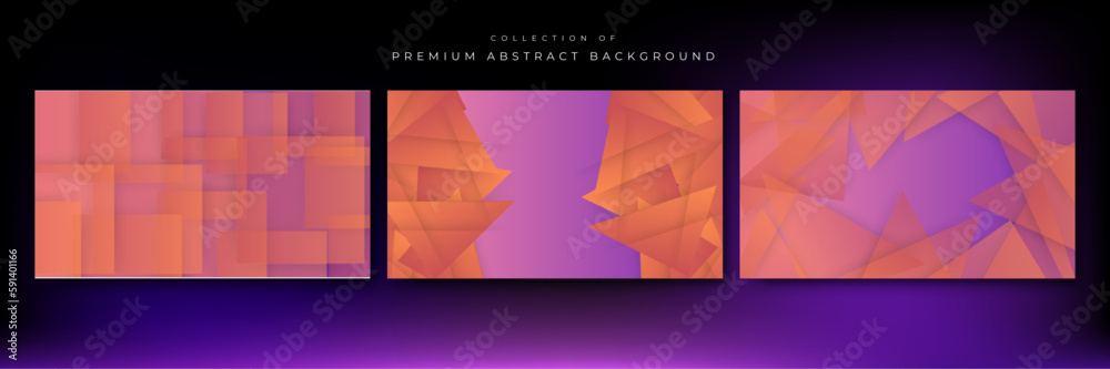 Fototapeta premium Vector colorful gradient dynamic abstract lines background