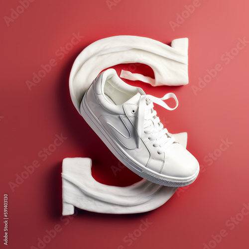 sneaker, shoe, gym, alphabet, a, b, c, d, f, g, h, j, k, l, m, n, p, q, r, s, t, v, x, z, comic, shoes, sport, isolated, footwear, sneakers, sports, white, pair, clothing, generative ai
