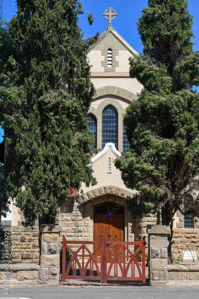 Colonial church at Oudtshoorn in South Africa