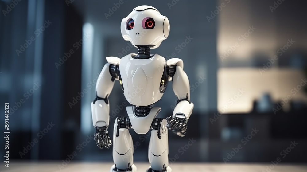 Business robot pointing space for concept design. Modern abstract connection design illustration. Abstract modern digital background. Ai artificial intelligence concept. Business robot pointing space for concept design. Modern abstract connection design illustration. Abstract modern digital background. Ai artificial intelligence concept.