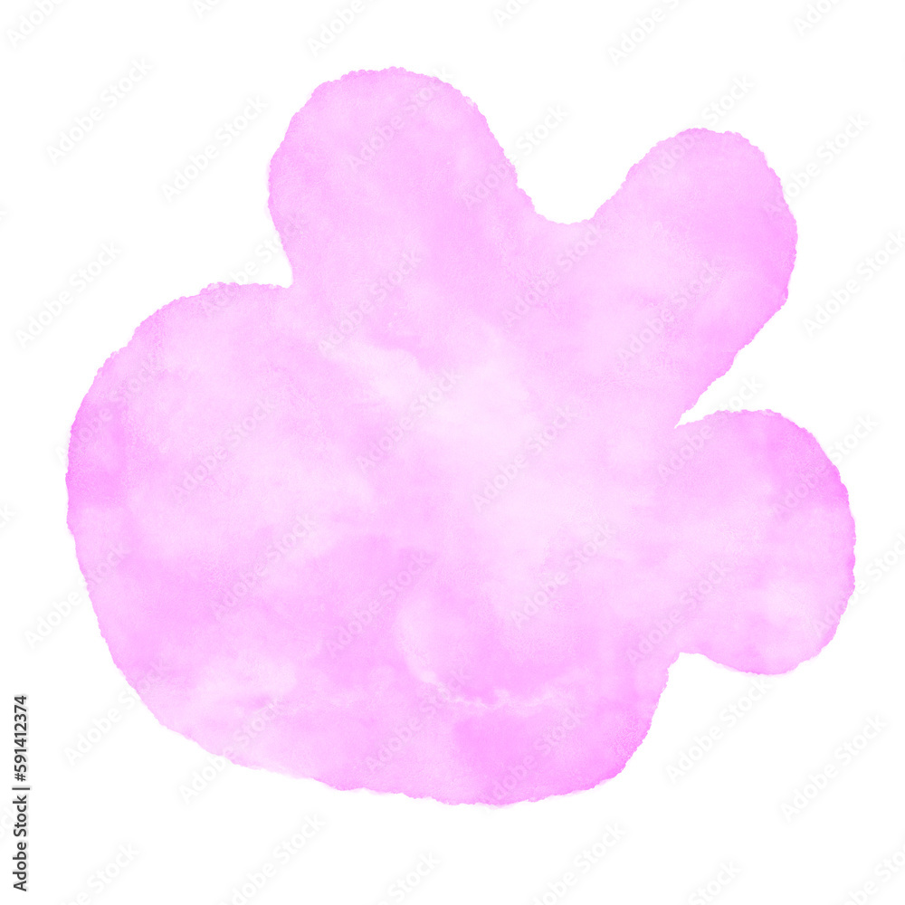 Pink Watercolour Abstract Shapes Pink Watercolour Abstract Shapes
