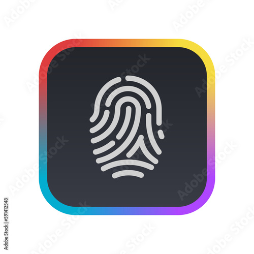 Fingerprint - Pictogram (icon) 