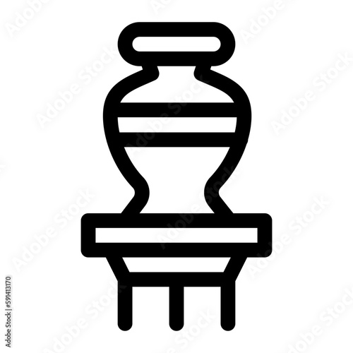 exhibition line icon