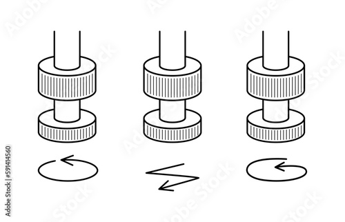 Cryotherapy different concept icon. Melanoma therapies. Cryosurgery cold therapy vector black icon illustration. Local skin cancer treatment idea thin line outline illustration.