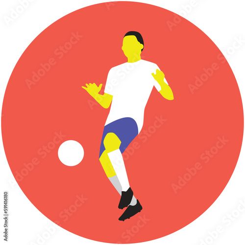 icône jeux Olympiques football homme