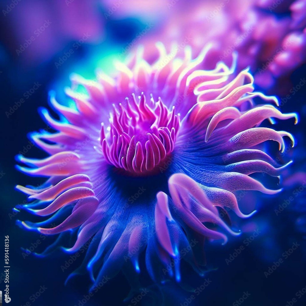 close up of a anemone close up of a anemone