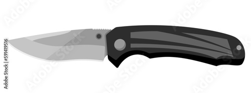 Jackknife. Cute jackknife isolated on white background. Vector illustration