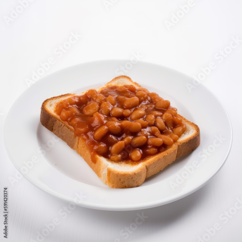 Afforable Baked Beans On Toast photo