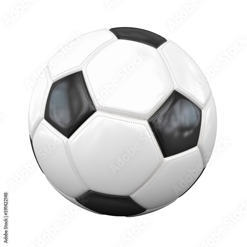 soccer ball isolated on transparent background