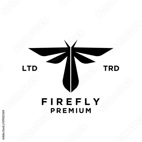 Firefly abstract logo icon design illustration