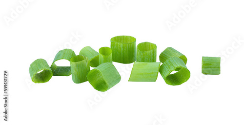 green onion isolated on transparent png