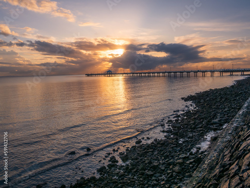 Sunrise Over The Pier photo