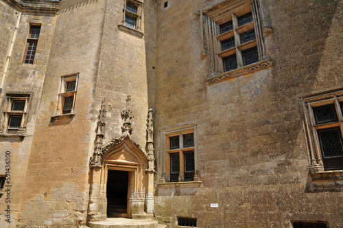 Perigord  the picturesque castle of Biron in Dordogne