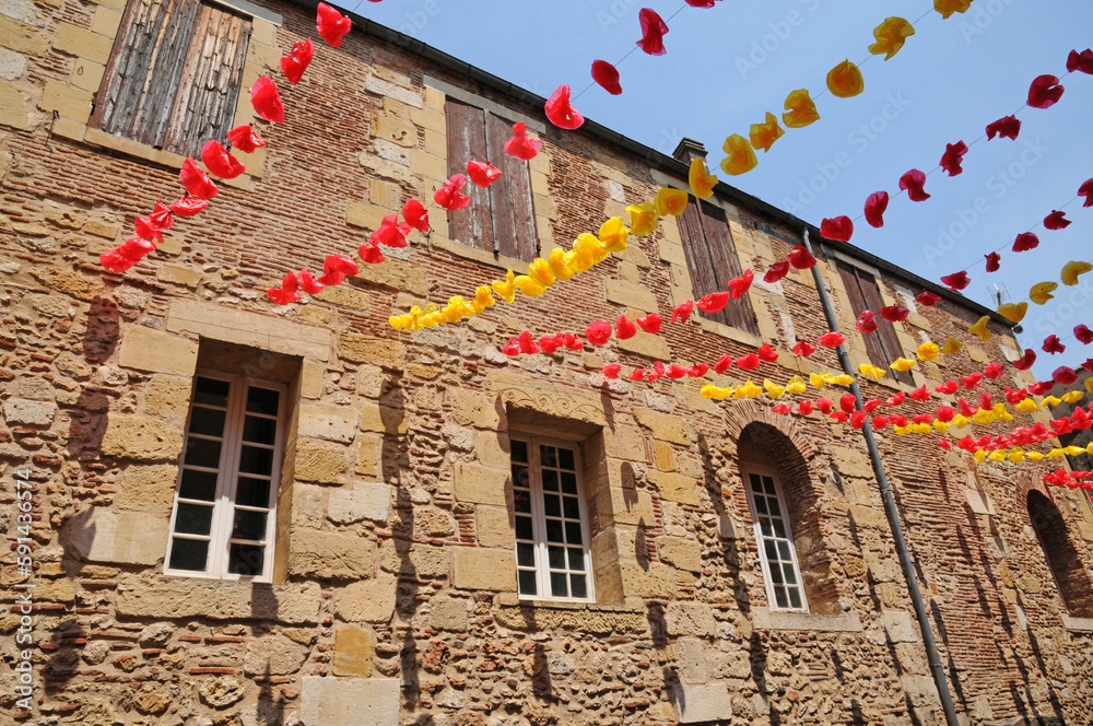 Perigord, the small city of Bergerac in Dordogne