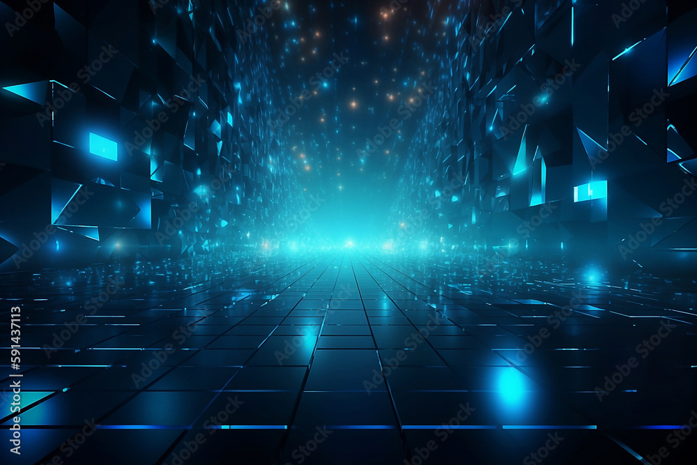 Obraz premium Abstract light background. Generative AI.