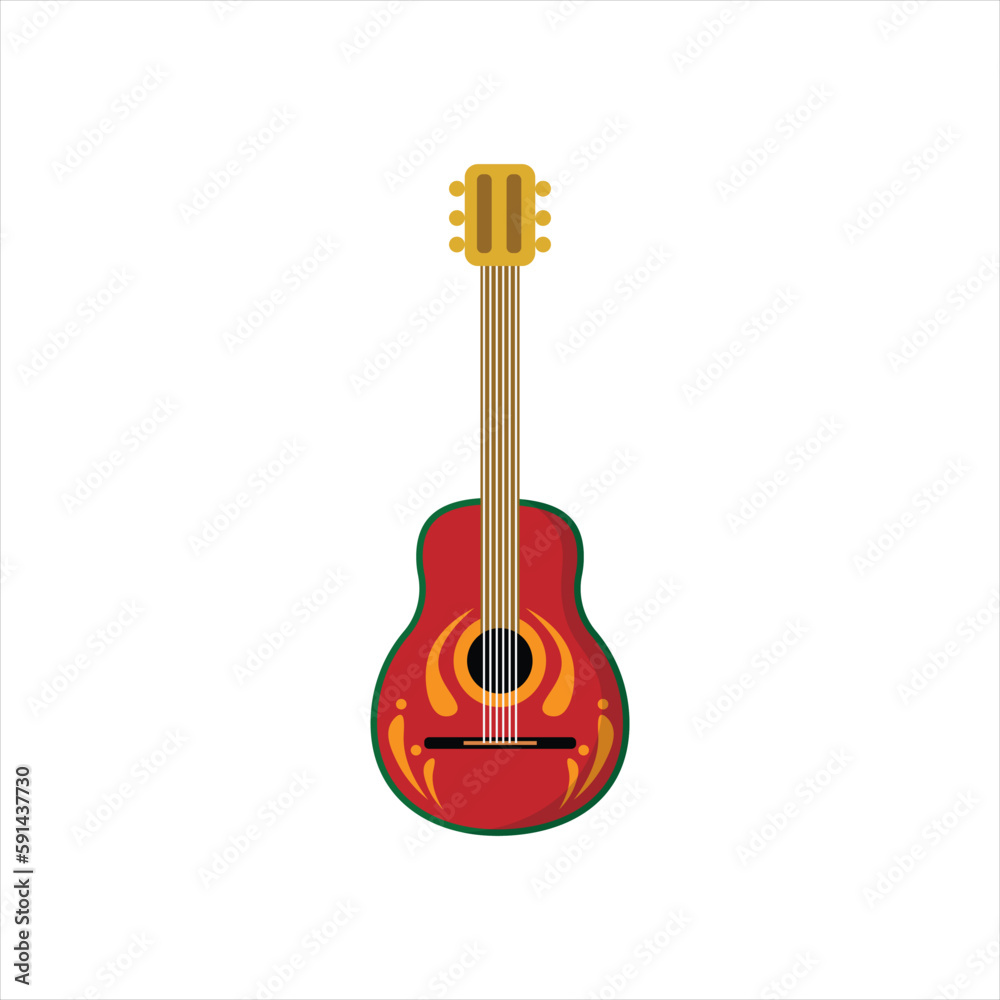 Fototapeta premium Cinco De Mayo Guitar