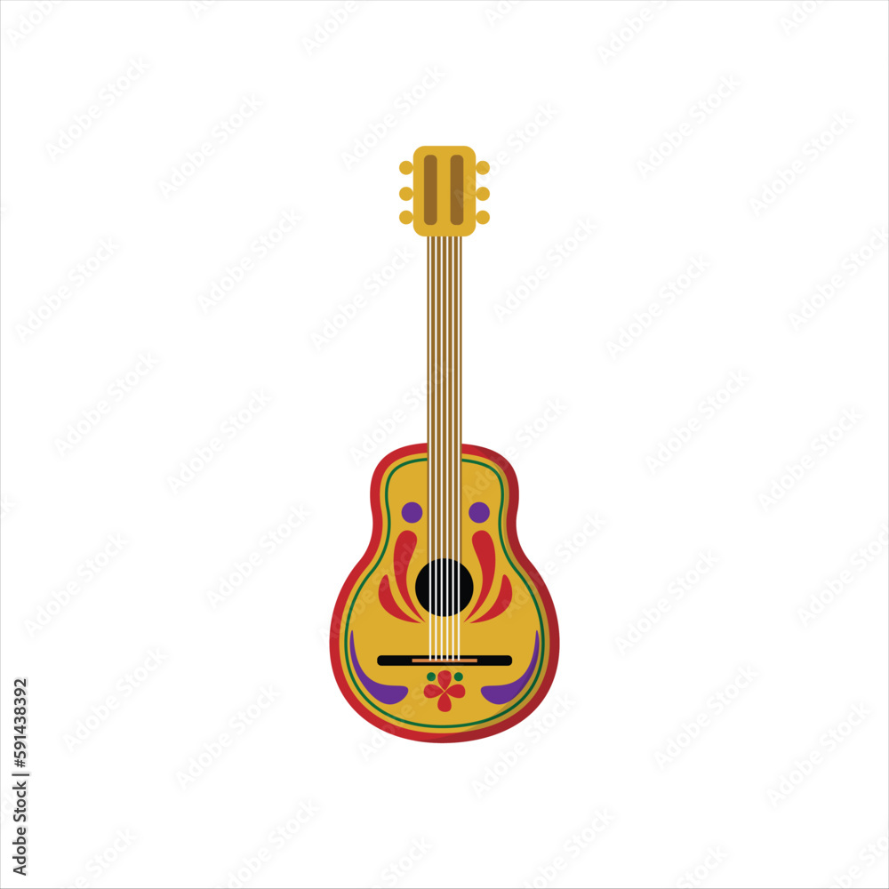 Fototapeta premium Cinco De Mayo Guitar