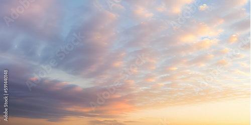 Moody Clouds Cast a Gloomy Gray Over the Sky, Sky replacement - Generative AI technology