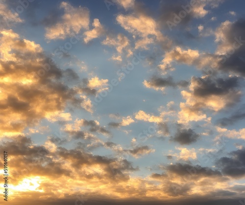 The Sun's Arrival: A Majestic Unveiling at Daybreak, Sky replacement - Generative AI technology