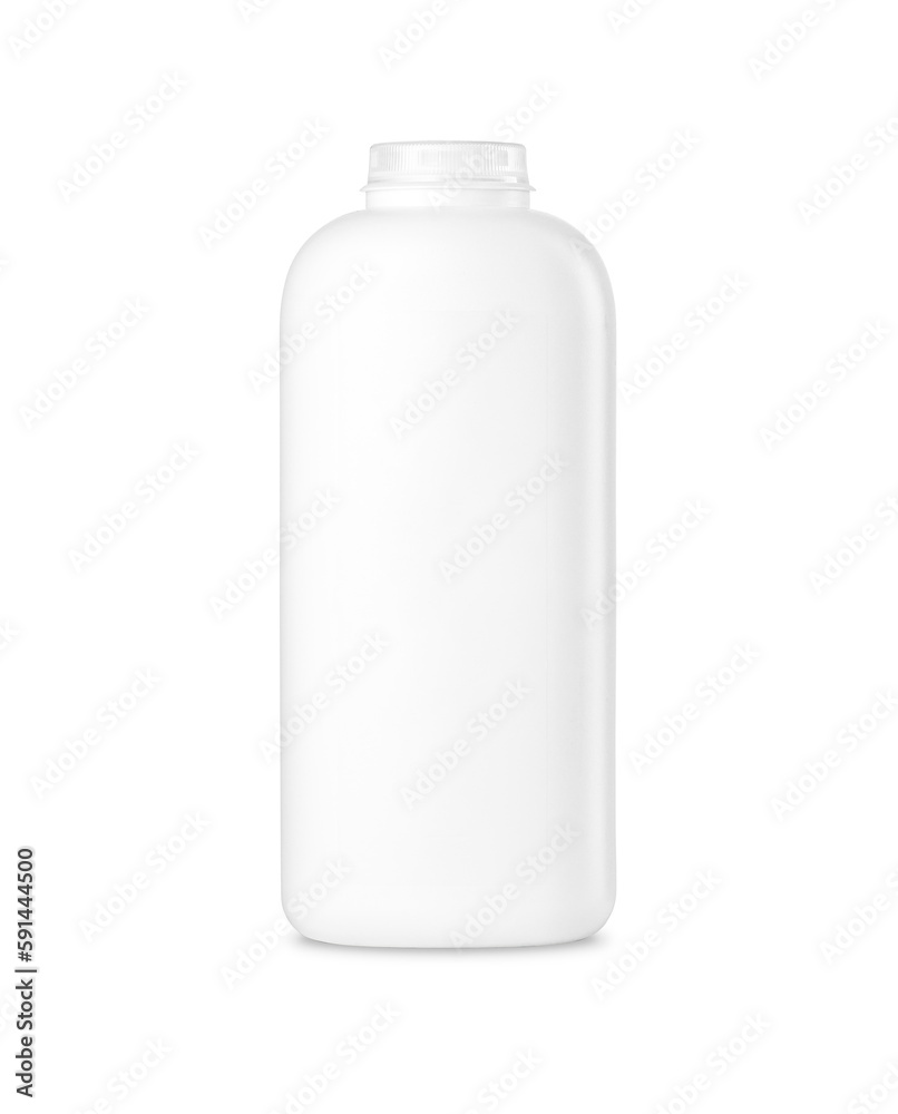 white plastic bottle isolated on white background white plastic bottle isolated on white background