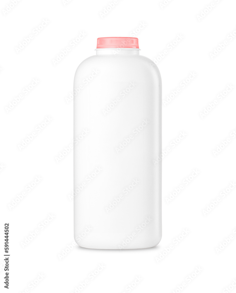 white plastic bottle isolated on white background white plastic bottle isolated on white background
