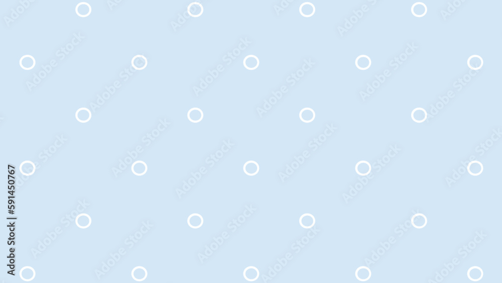 Blue background with white circles 